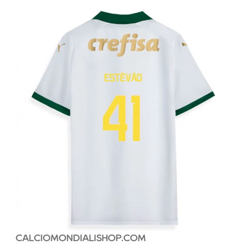 Maglie da calcio Palmeiras Estevao Willian #41 Seconda Maglia 2024-25 Manica Corta